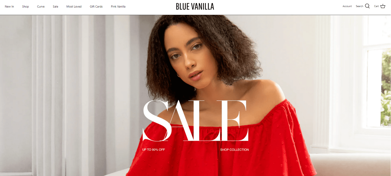 Blue Vanilla sale