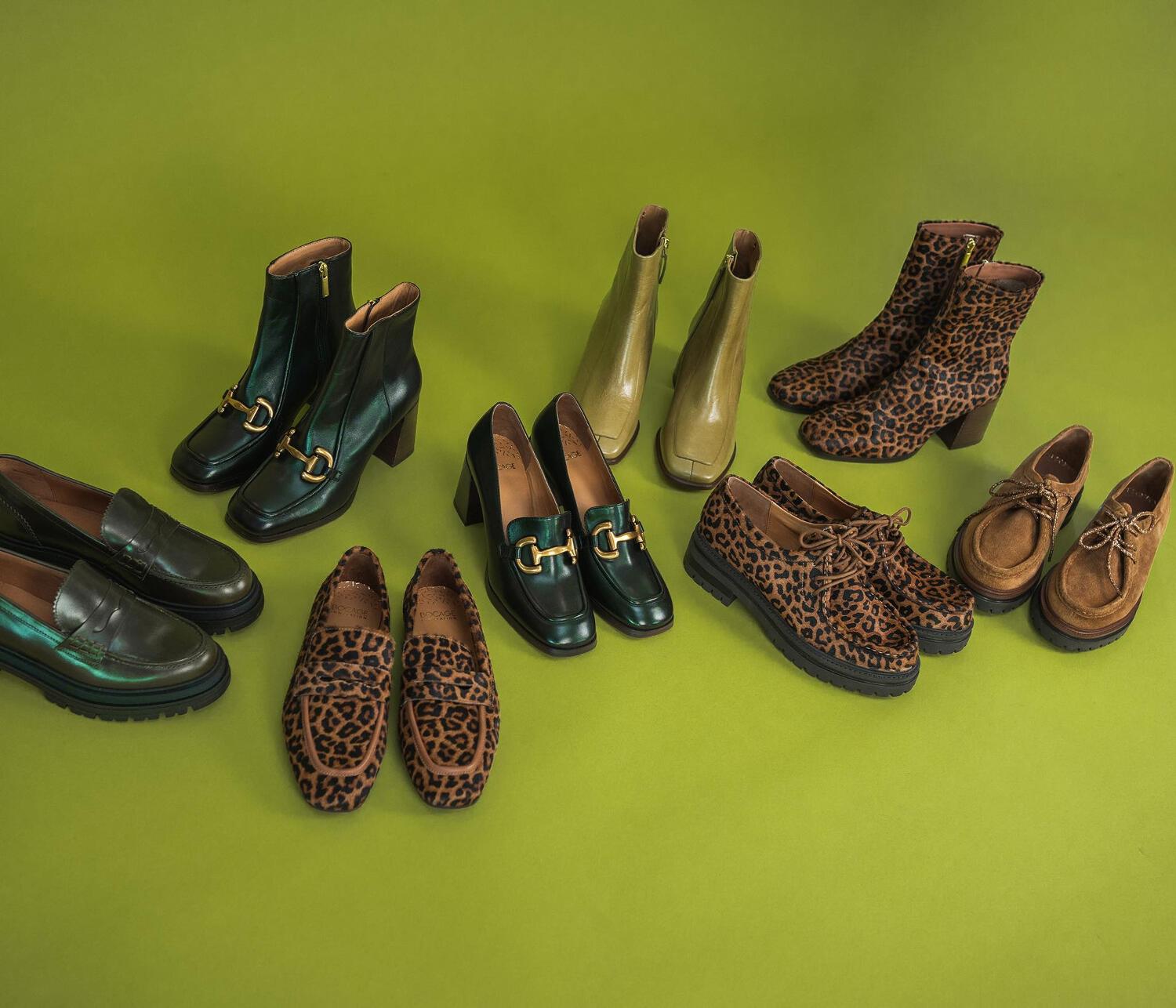 bannière photo Bocage montrant plusieurs paires de chaussures