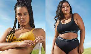 bonds bra on model