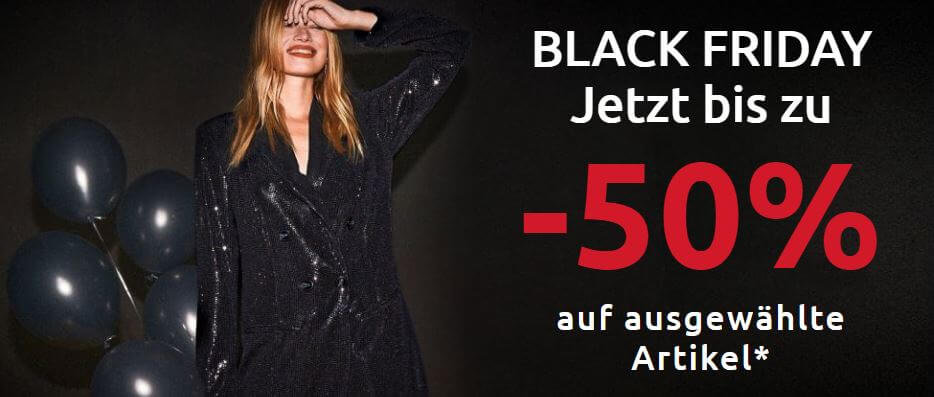 Bis zu 50 % im Bonprix Black Friday Sale