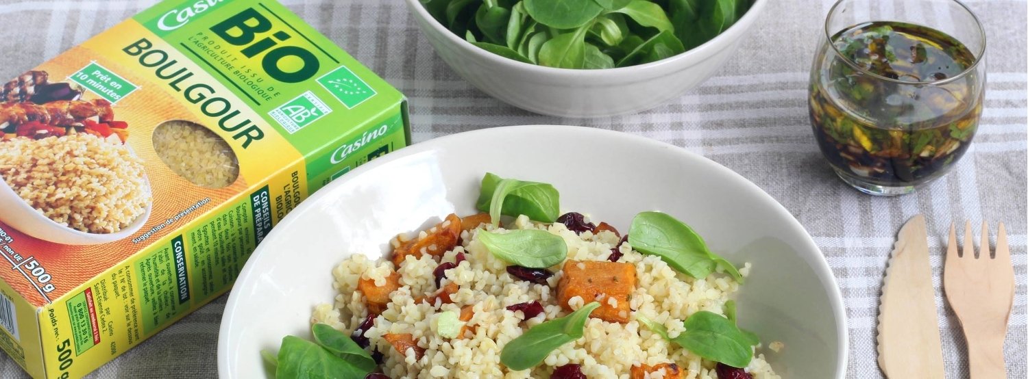 Salade de boulgour bio Casino
