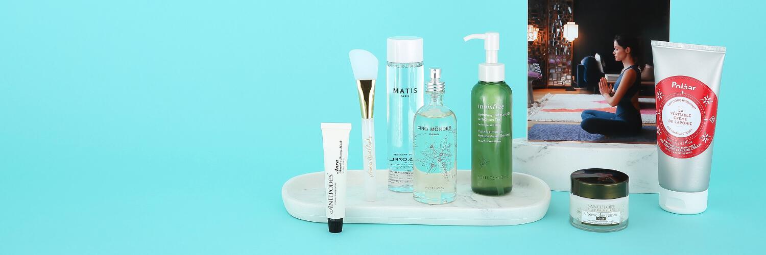 les produits de la box My Beauty Factory dédiée au yoga