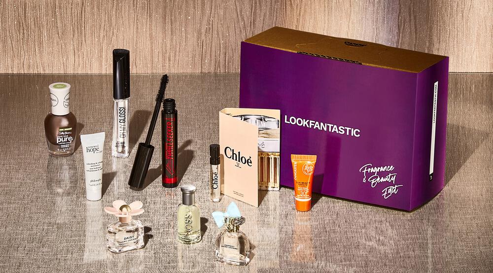 Echantillons de parfums dans la box Lookfantastic automne/hiver
