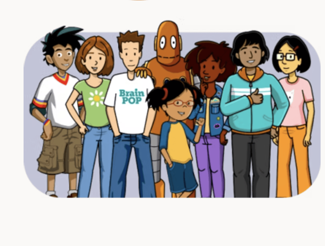 BrainPOP friends animated characters