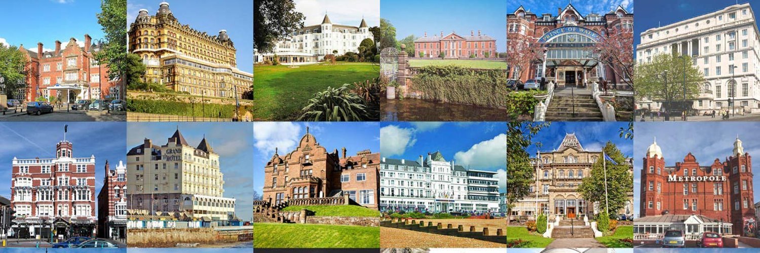 Britannia Hotels banner - different hotel branches across UK