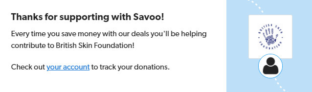 Signing up to support British Skin Foundation with Savoo