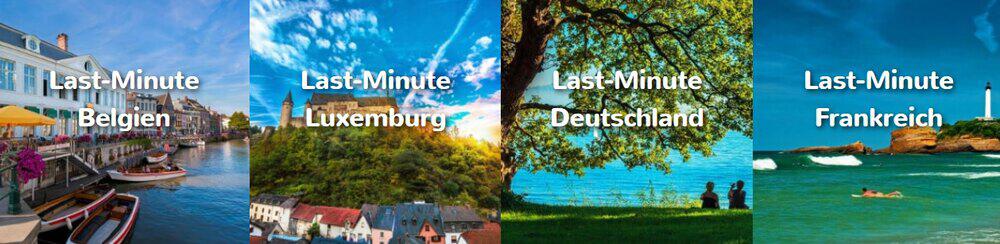 Landschaftsbilder der BungalowNet Last-minute-Reiseziele Belgien, Luxemburg, Deutschland und Frankreich