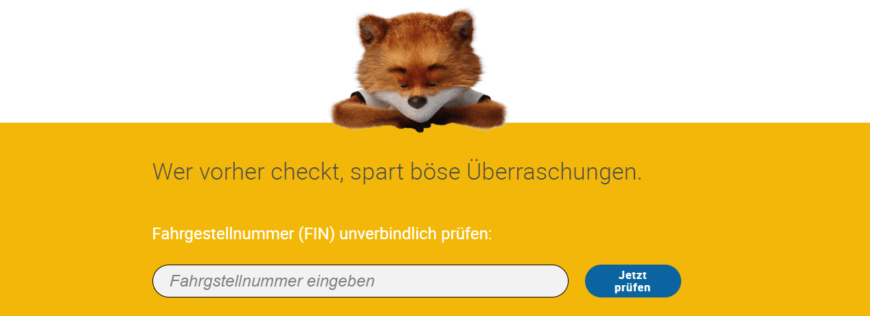Bei Carfax Fahrgestellnummer checken und böse Überraschungen vermeiden