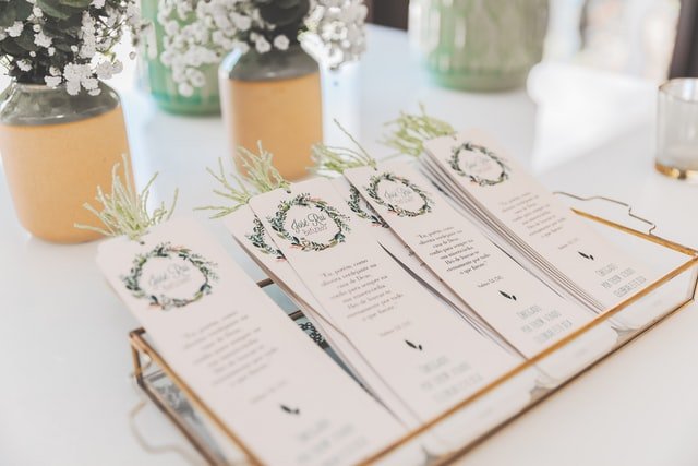 Papèterie et impressions pour mariages, baptêmes et événements