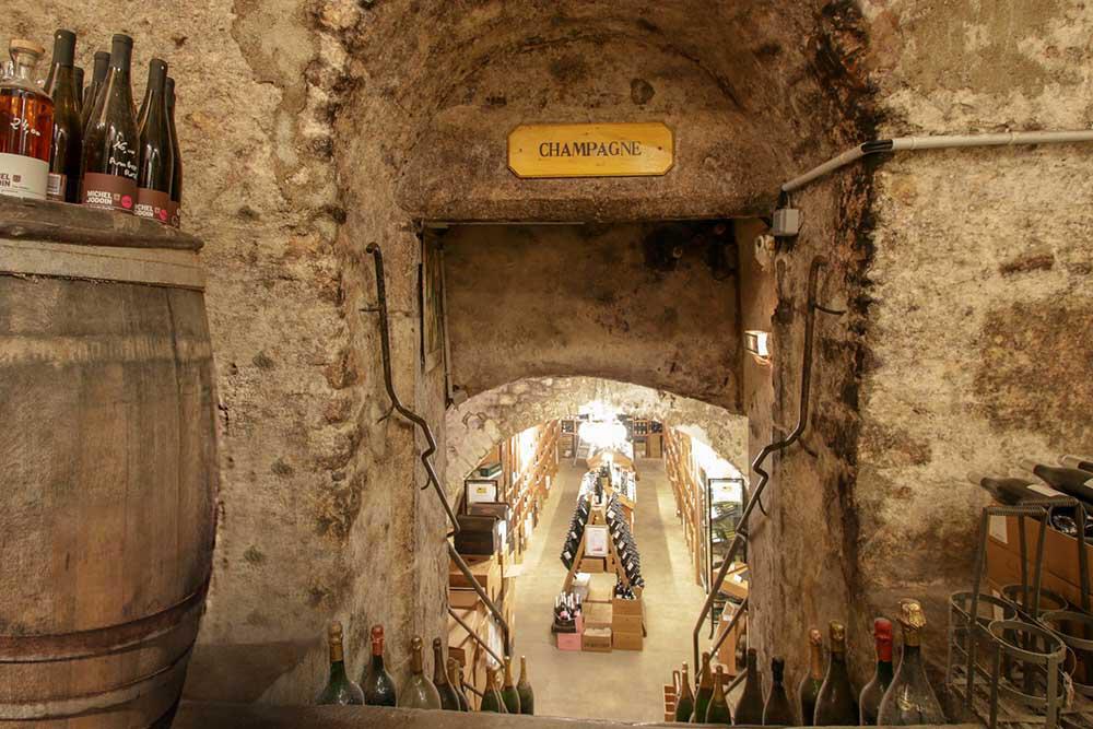 Cave de champagne à Reims