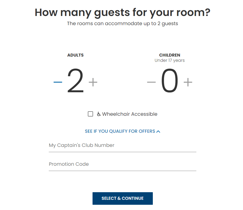 Celebrity Cruises promo code redemption box image