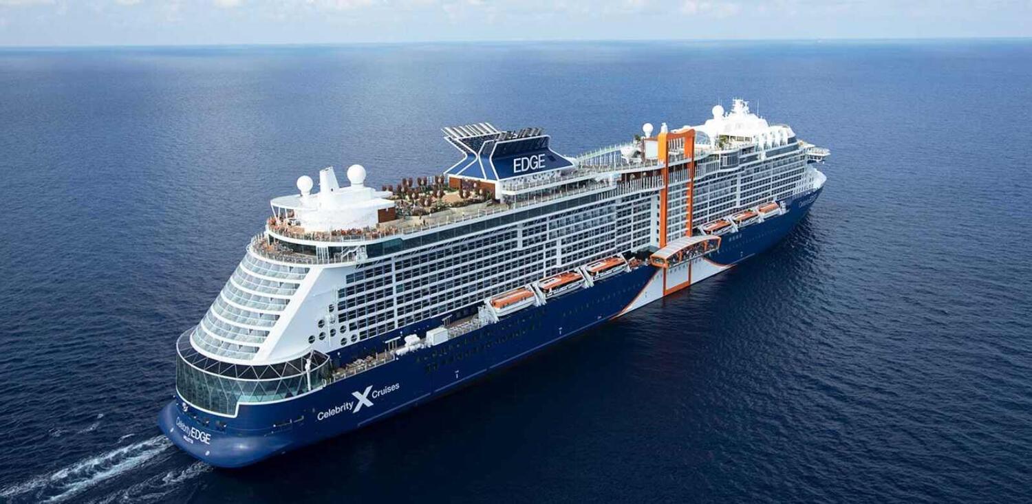 Celebrity Cruises ways to save image featuring a branded cruise ship in the ocean