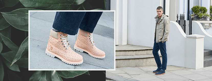 Chaussures Timberland rose et collection d'automne