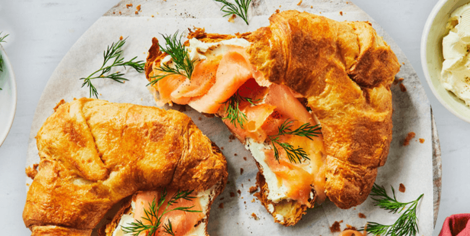 ChefGood deals page image - Croissants with fillings on a plate