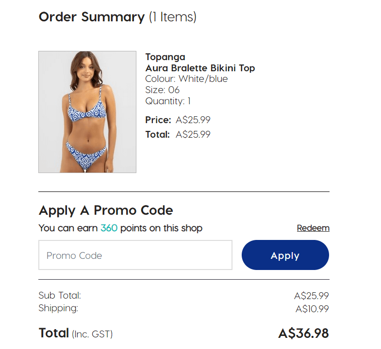 City Beach Australia discount code box picture
