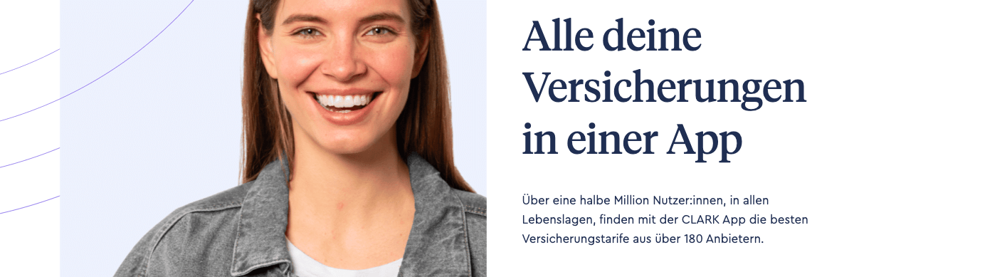 Deine Versicherungen ganz einfach in der Clark App zusammengefasst