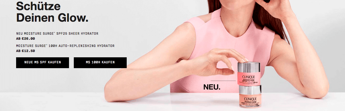 Glow Feuchtigkeitscreme im Angebot bei Clinique im Online-Shop