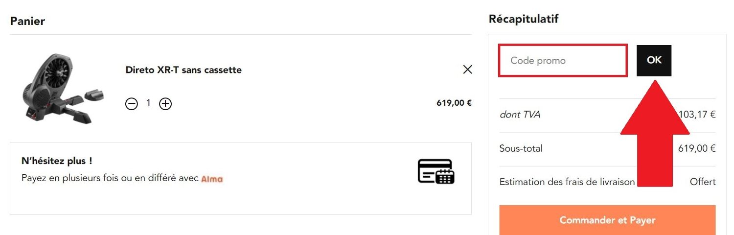 Ajouter un code promo Lepape à son panier