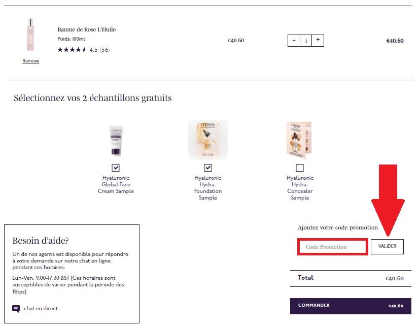 Économiser avec les codes promo By Terry