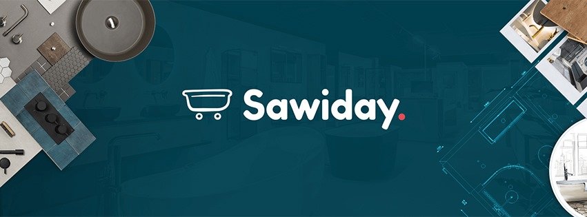 Bannière avec image de salle de bain Sawiday