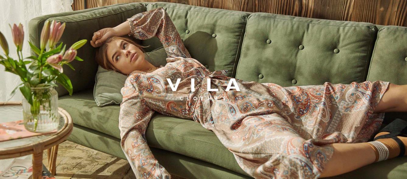 Robe longue fleurie Vila