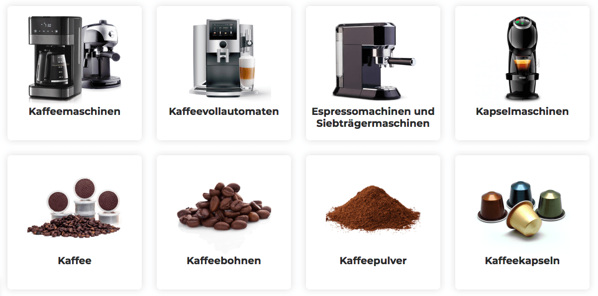Das umfassende Kaffee und Tee Sortiment von Coffee Friend