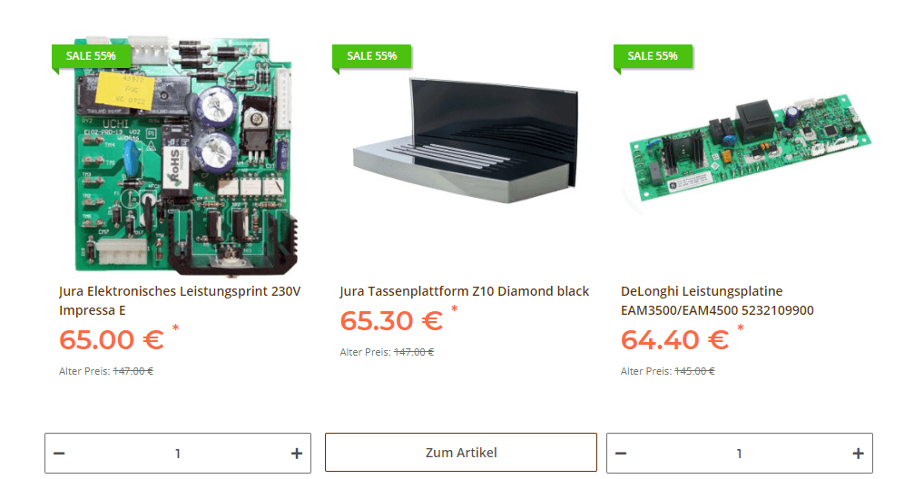 Coffeemakers-Sale-Angebote mit 55 % Rabatt