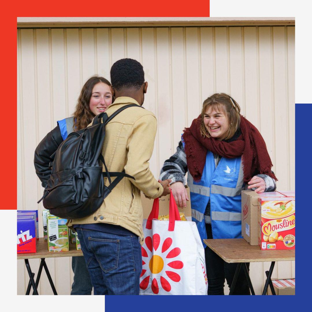 Collecte alimentaire du Secours populaire