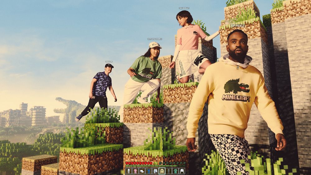 Collection Minecraft x Lacoste