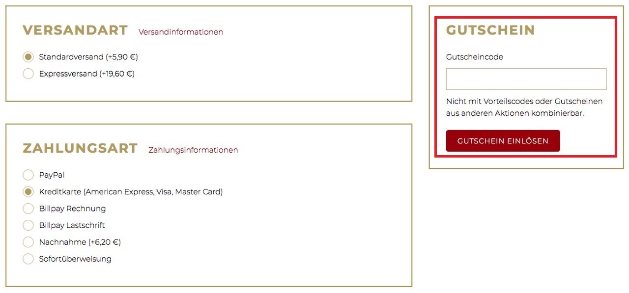 Löse tolle Confiserie-Lauenstein-Angebote im Warenkorb des Online-Shops ein