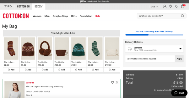 Cotton On Body discount code box