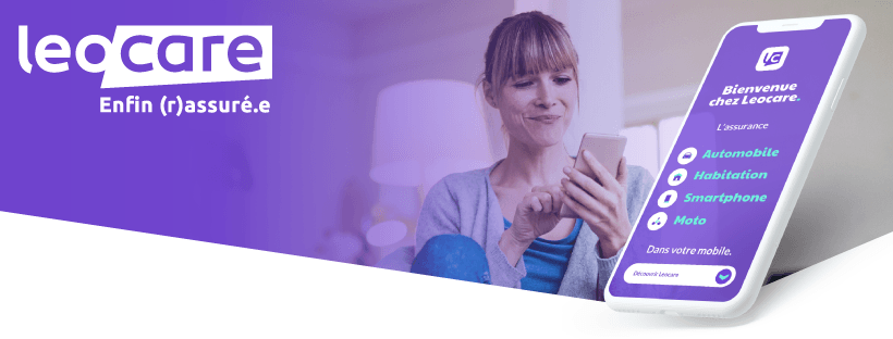 Couverture Facebook pour l’assurance Leocare