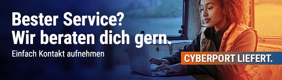 Banner für den Cyberport Kundenservice