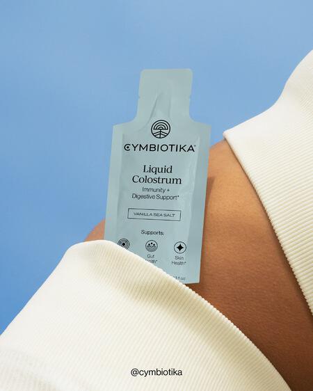 Cymbiotika liquid colostrum packet