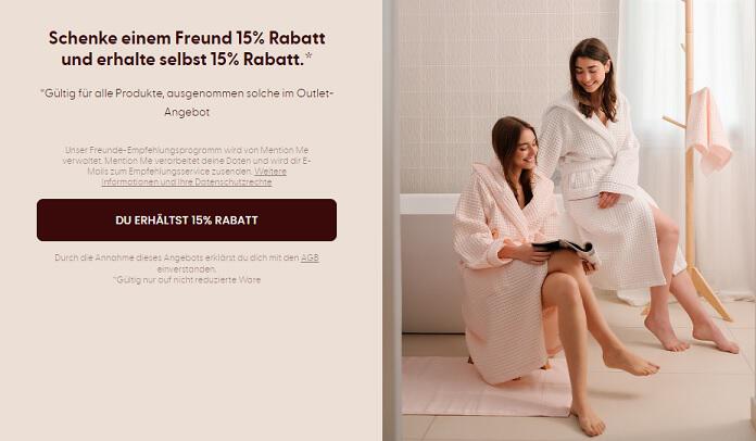 Wusstest du, dass du bei DALFINO Freunde werben kannst? Sicher dir jetzt deinen Freundschaftsrabatt für dich und deinen Freund.