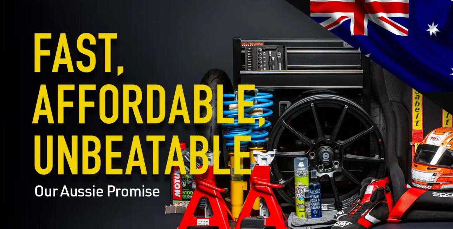 Demon Tweeks deals page banner - A selection of vehicle parts and tools alongside the text &apos;Fast, affordable, unbeatable
