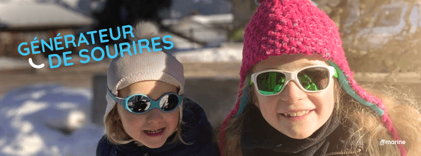 deux enfants souriant Maeva