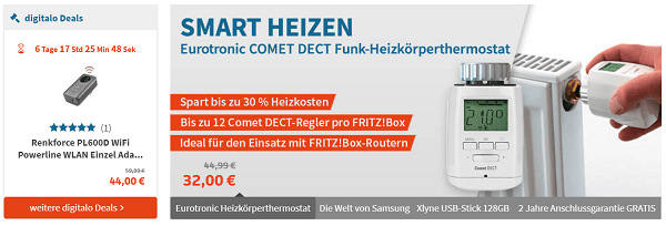 Digitalo Deals und Smart Home Angebot bei Digitalo