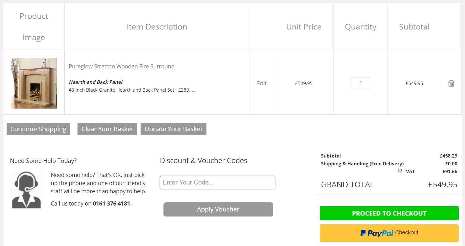 direct fireplaces voucher code redemption box