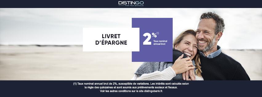 livret d&apos;épargne distingo bank