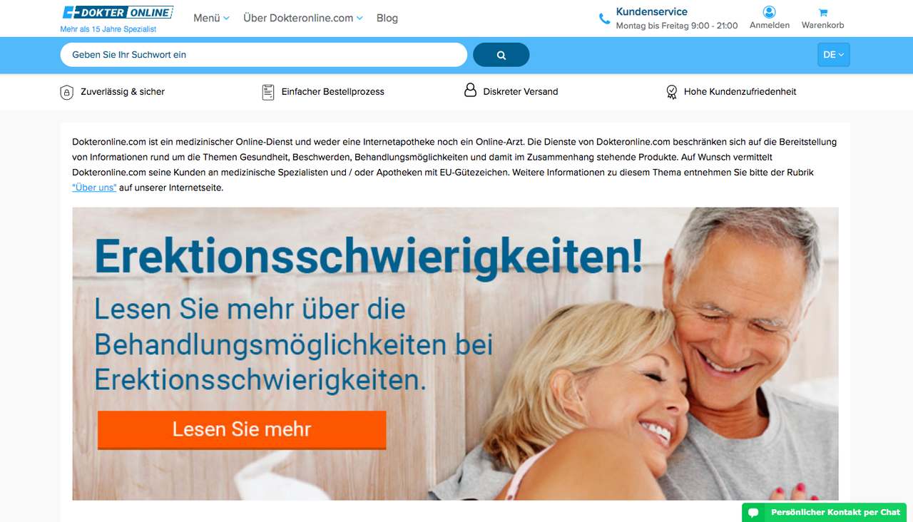 Angebote im Dokteronline-Webshop