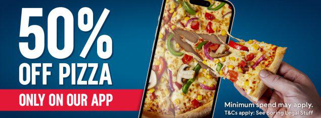 Domino's Voucher Code - 50% Off in November 2023