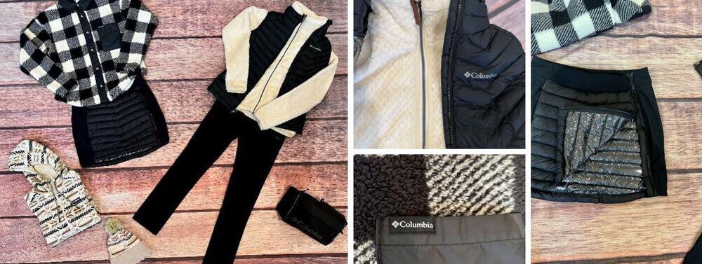 Doorout Outdoor Trends für den Herbst – schwarz-beigefarbenes Columbia Outfit