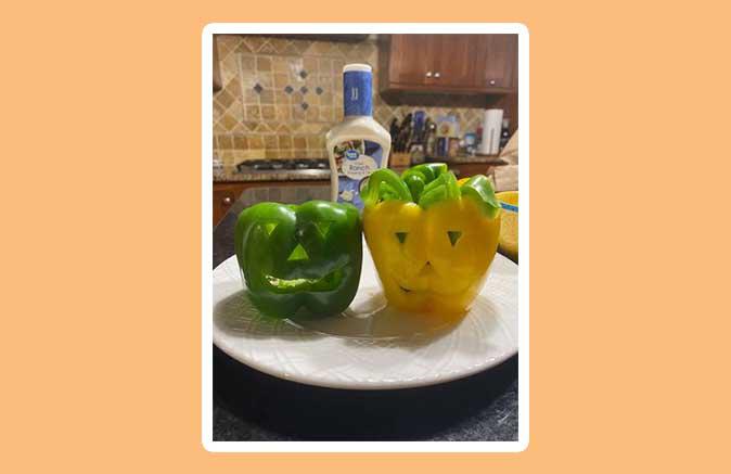 Bell Pepper Pumpkins