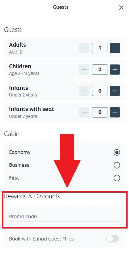 Eithad discount code