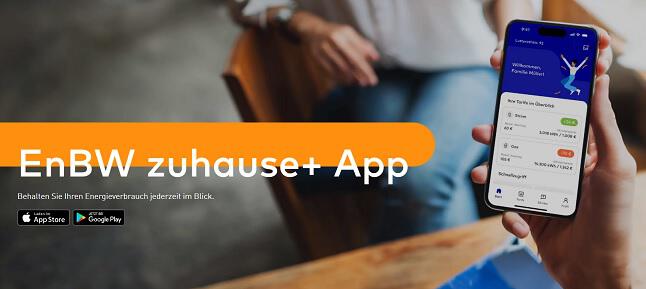 Verwalte deine Energieversorgung mit der kostenlosen EnBW zuhause App.