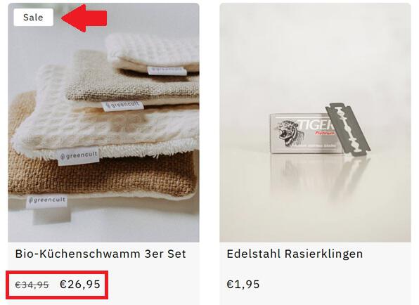 Preisreduzierter Sale-Artikel bei Erassential