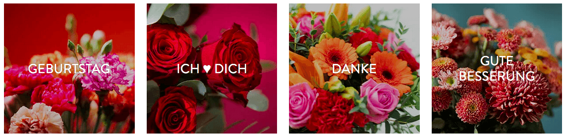 Bestelle Blumen zum Geburtstag oder als Dankeschön bei Euroflorist