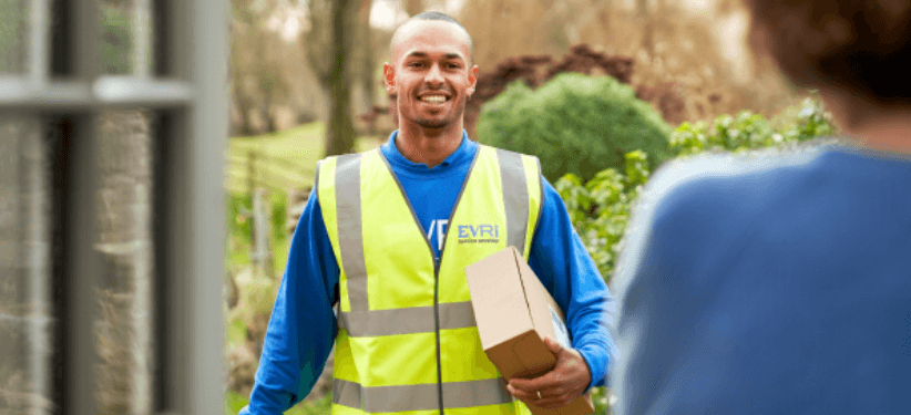 Evri banner - home delivery
