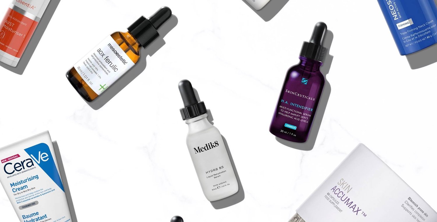 Face the Future discount codes banner - skincare products